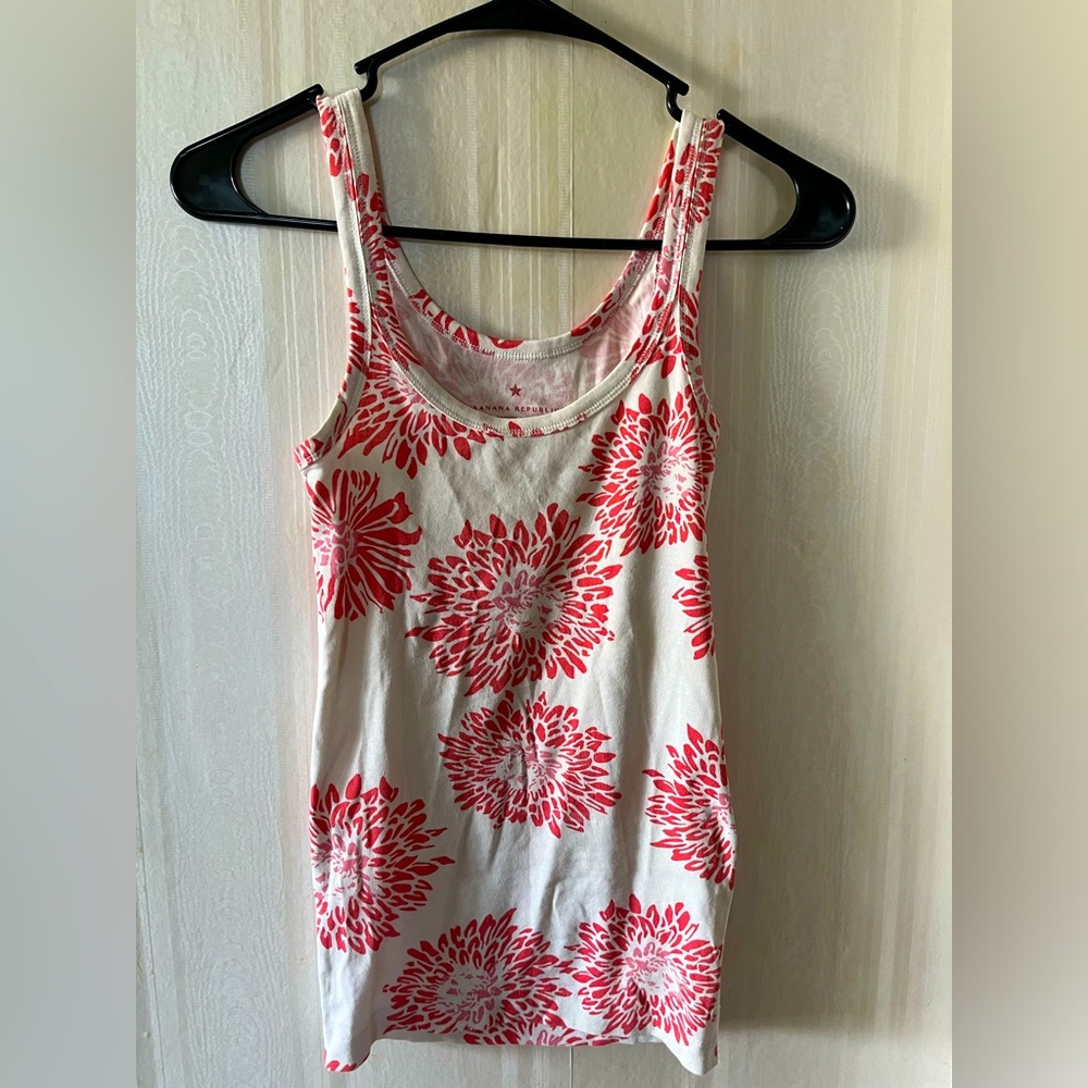 Banana Republic Flower Tank Top